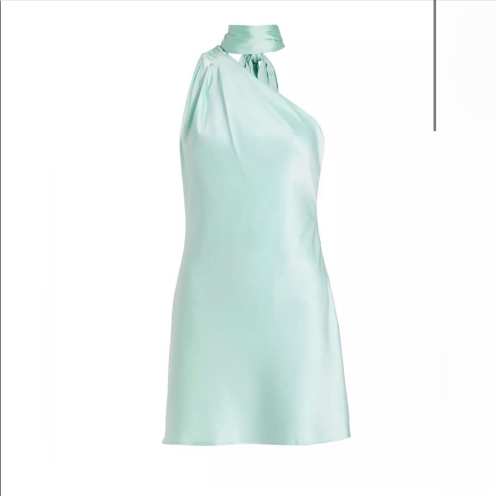 Alice + Olivia Leola One Shoulder Mini Dress